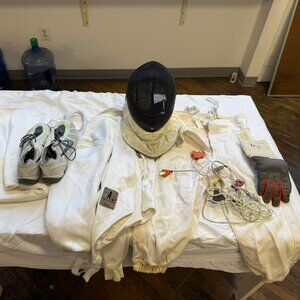 Absolute Fencing Equipment Package - Helmet - Gear - Shoes - Body Chords - Glove